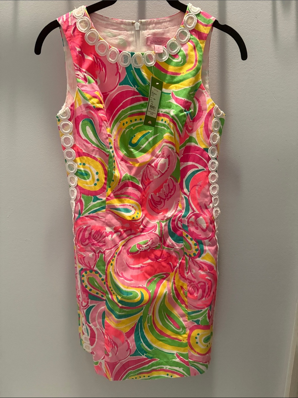 ✨NEW WITH TAGS ✨Lilly Pulitzer Pink Multi Swirl Sheath Dress